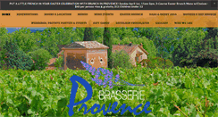 Desktop Screenshot of brasserieprovence.com